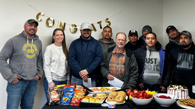 Celebrating 5 years for our H2A team!